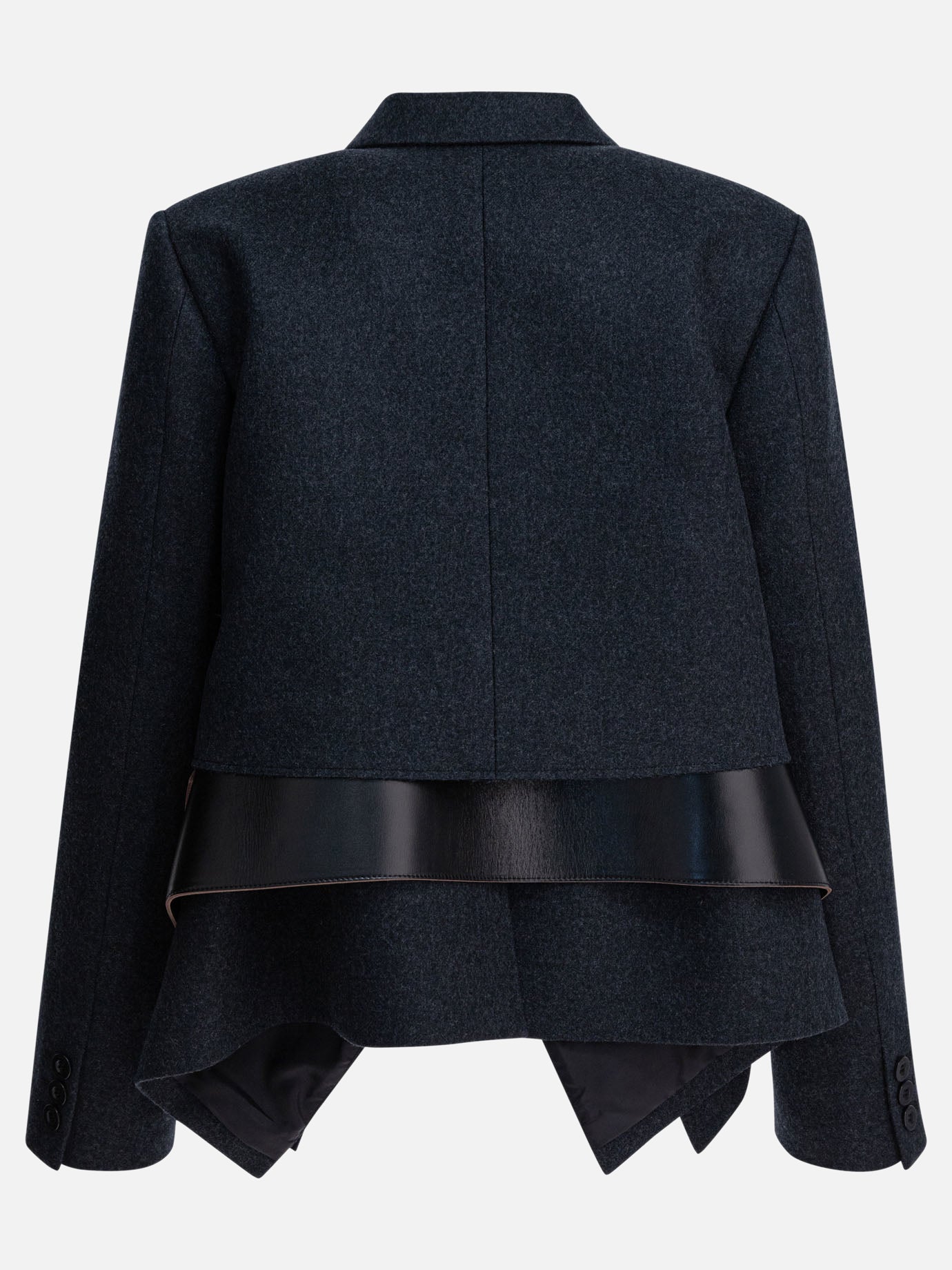 Short coats Pinstriped  Grey - Sacai Women | PDP | VIETTI Online Store | Zoom-Modal_2
