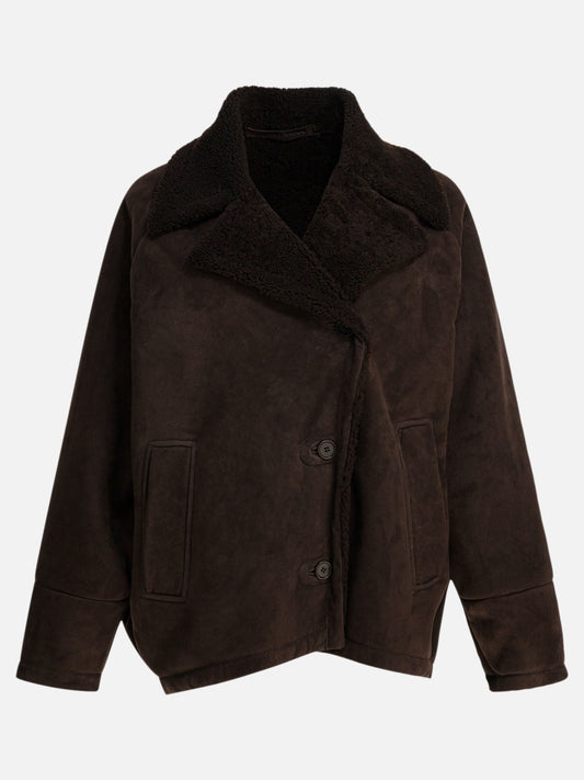 Shearling jackets Solid colour  Brown - Salvatore Santoro Women | PDP | VIETTI Online Store 
