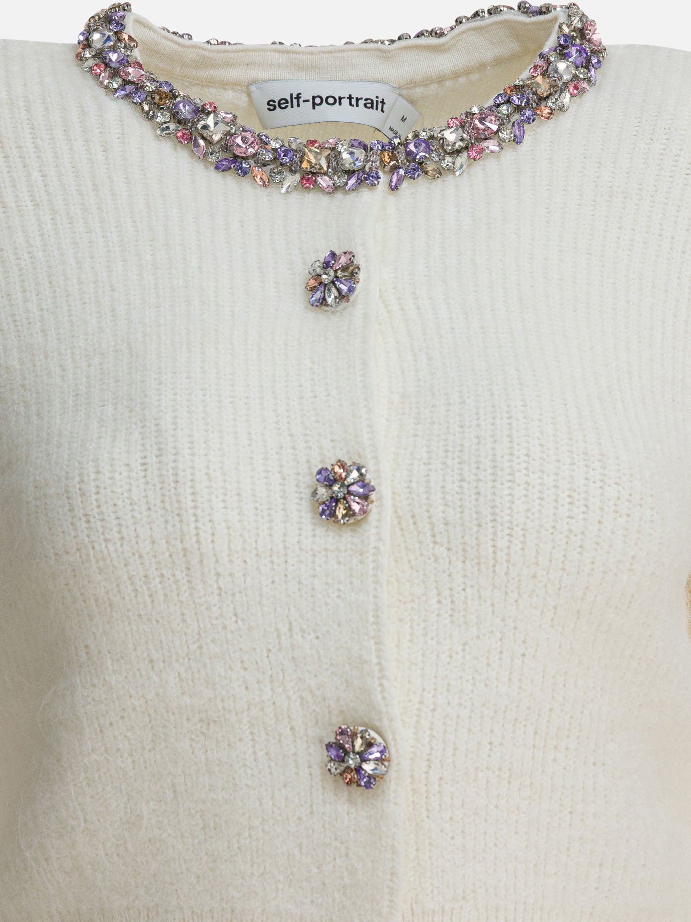 Cardigans Embellished  Beige - Self-portrait Women | PDP | VIETTI Online Store | thumbnail_3