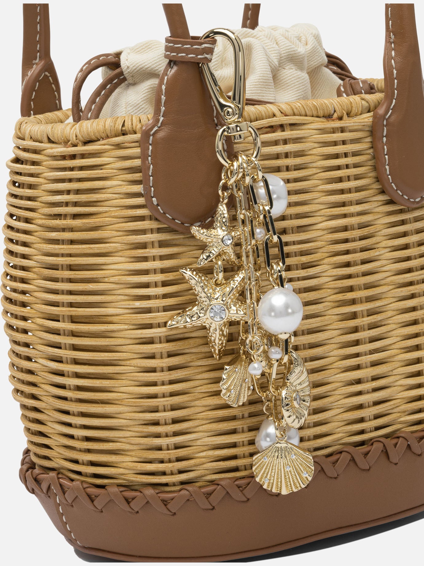 Mini bags 100% rattan  Brown - Self-portrait Women | PDP | VIETTI Online Store | Zoom-Modal_4
