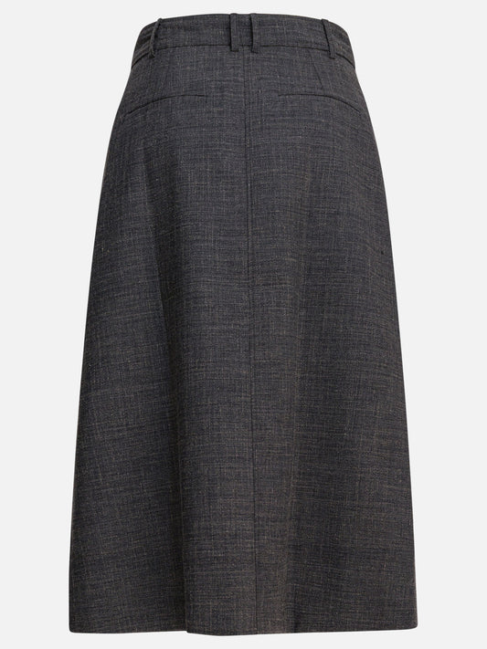 Midi skirts Solid colour  Grey - Soeur Women | PDP | VIETTI Online Store | 2
