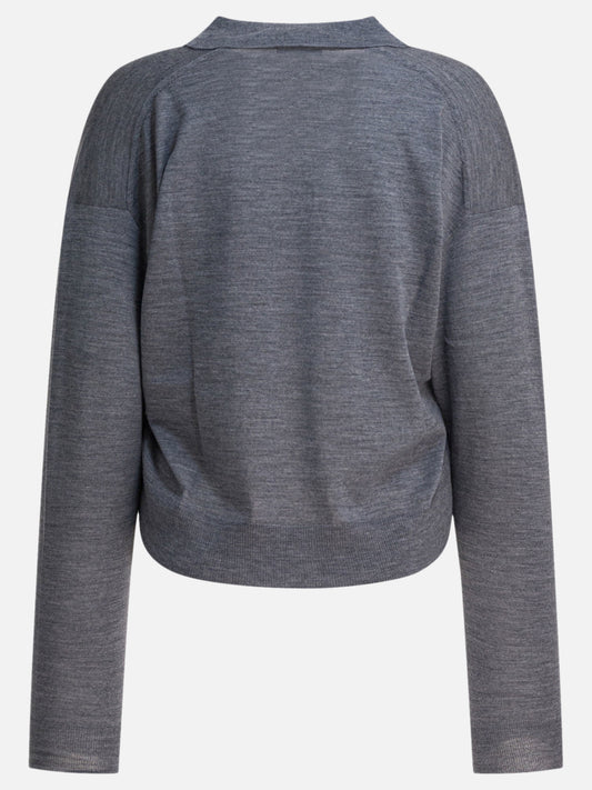 V neck sweaters Solid colour  Grey - Soeur Women | PLP | VIETTI Online Store | 2
