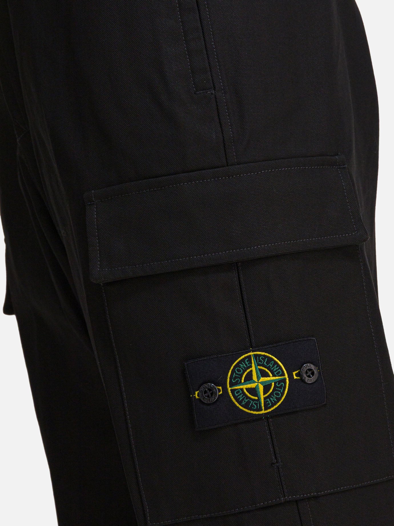 Cargo & parachute trousers Logo  Black - Stone Island Men | PDP | VIETTI Online Store | Zoom-Modal_4
