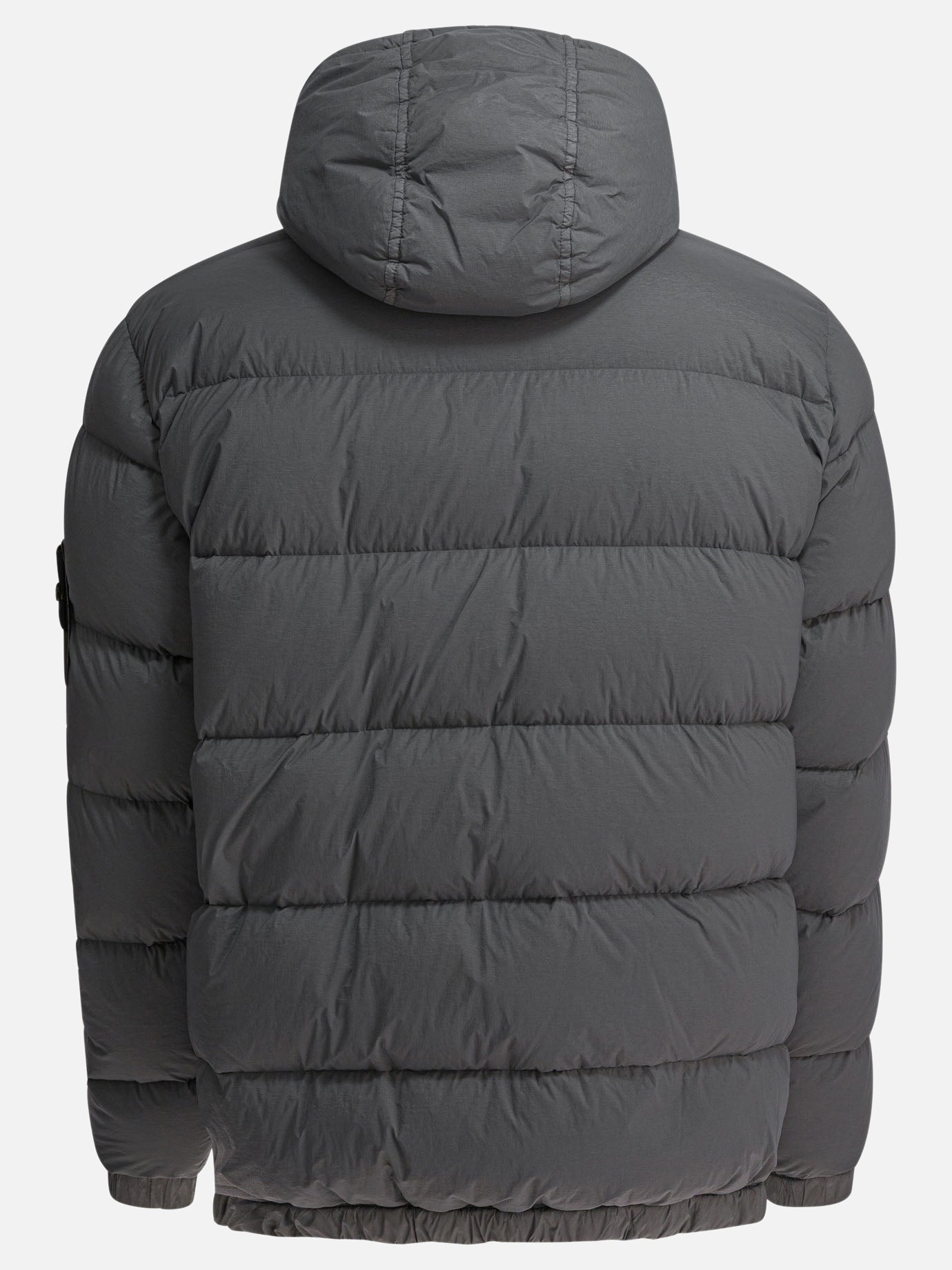 Stone Island Lightweight stretch nylon down jacket Grey