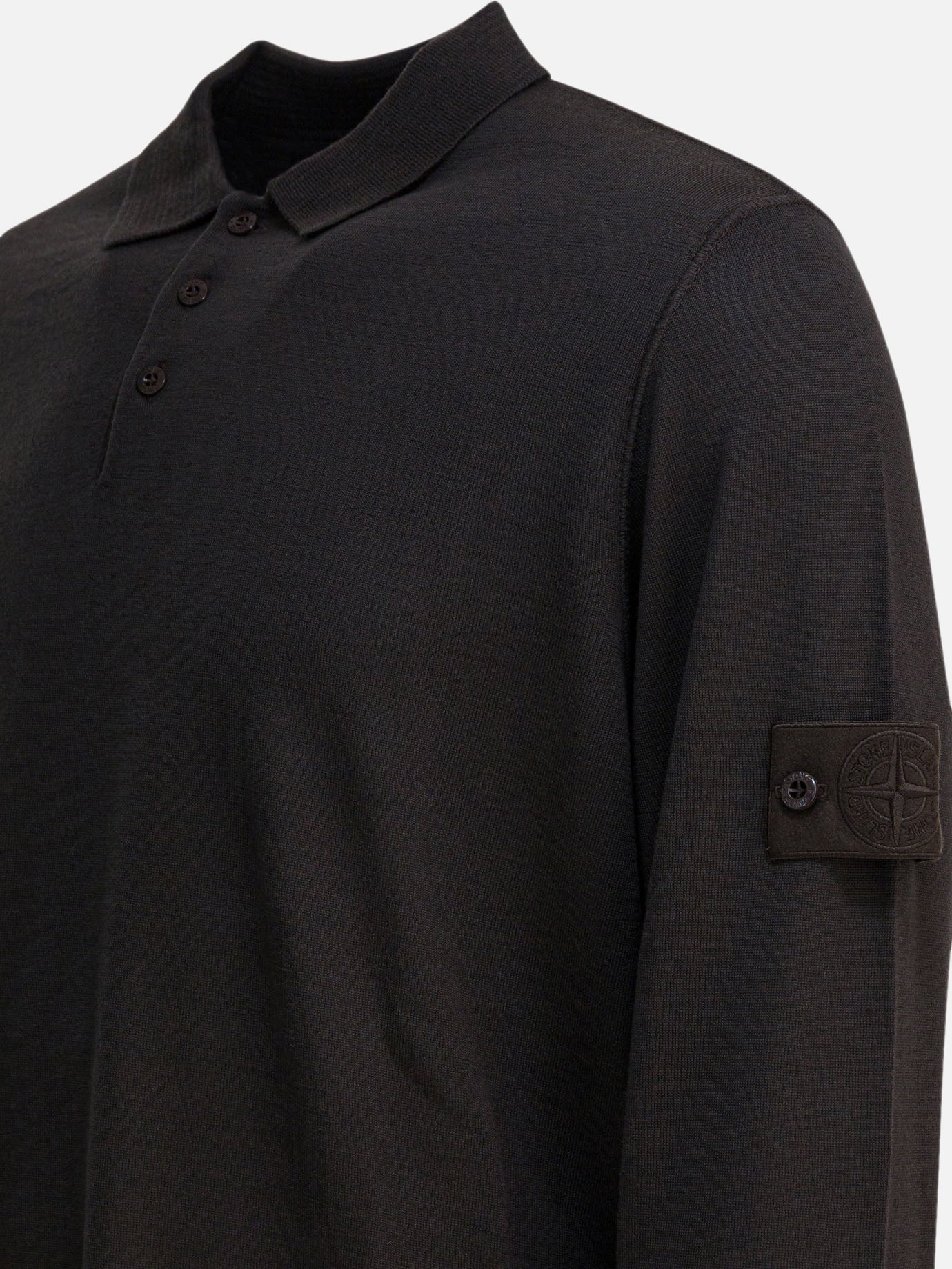 Polo sweater Solid colour  Brown - Stone Island Men | PDP | VIETTI Online Store | thumbnail_4