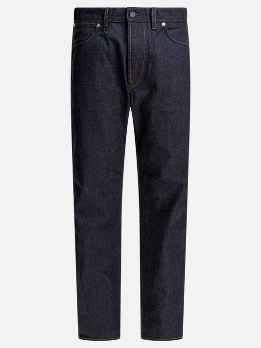 Straight-leg jeans Solid colour  Blue - Stone Island Men | PLP | VIETTI Online Store 
