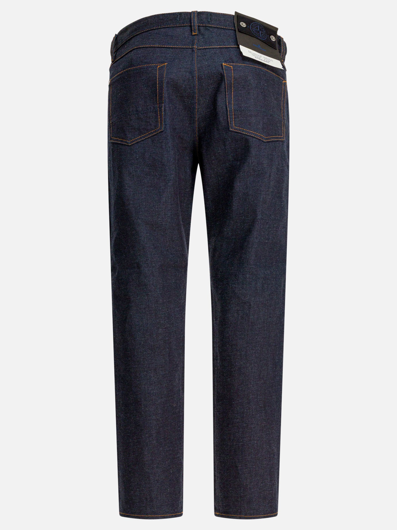 Straight-leg jeans Solid colour  Blue - Stone Island Men | PDP | VIETTI Online Store | Zoom-Modal_2
