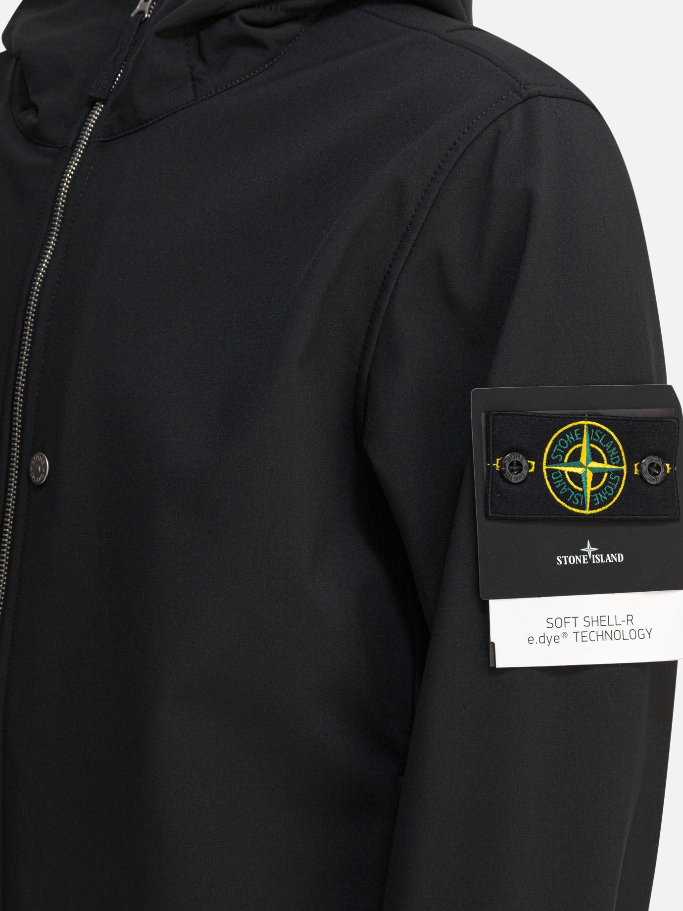 Quilted & Utility Jackets Logo  Black - Stone Island Men | PDP | VIETTI Online Store | thumbnail_4