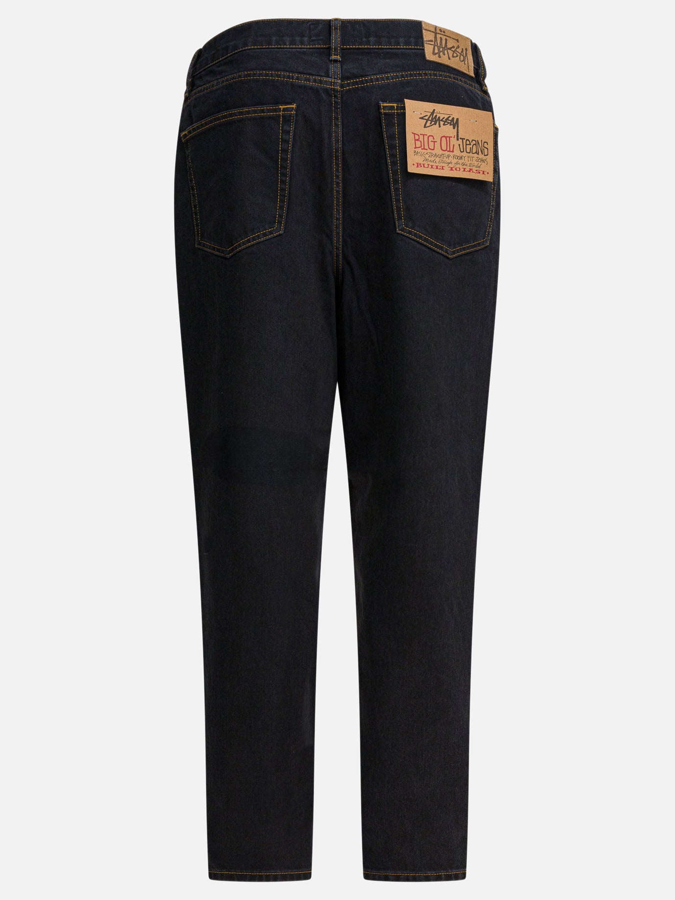 Straight-leg jeans Solid colour  Black - Stüssy Men | PDP | VIETTI Online Store | Zoom-Modal_2
