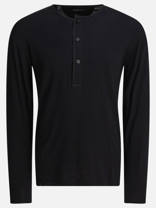 Crewneck t-shirts Solid colour  Black - Tom Ford Men | PDP | VIETTI Online Store 

