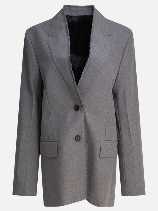 Blazers Solid colour  Grey - Toteme Women | PLP | VIETTI Online Store 
