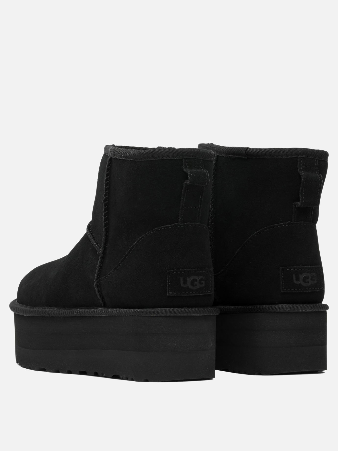 Pull-on boots 100% leather - 100% rubber  Black - Ugg Women | PDP | VIETTI Online Store | thumbnail_4