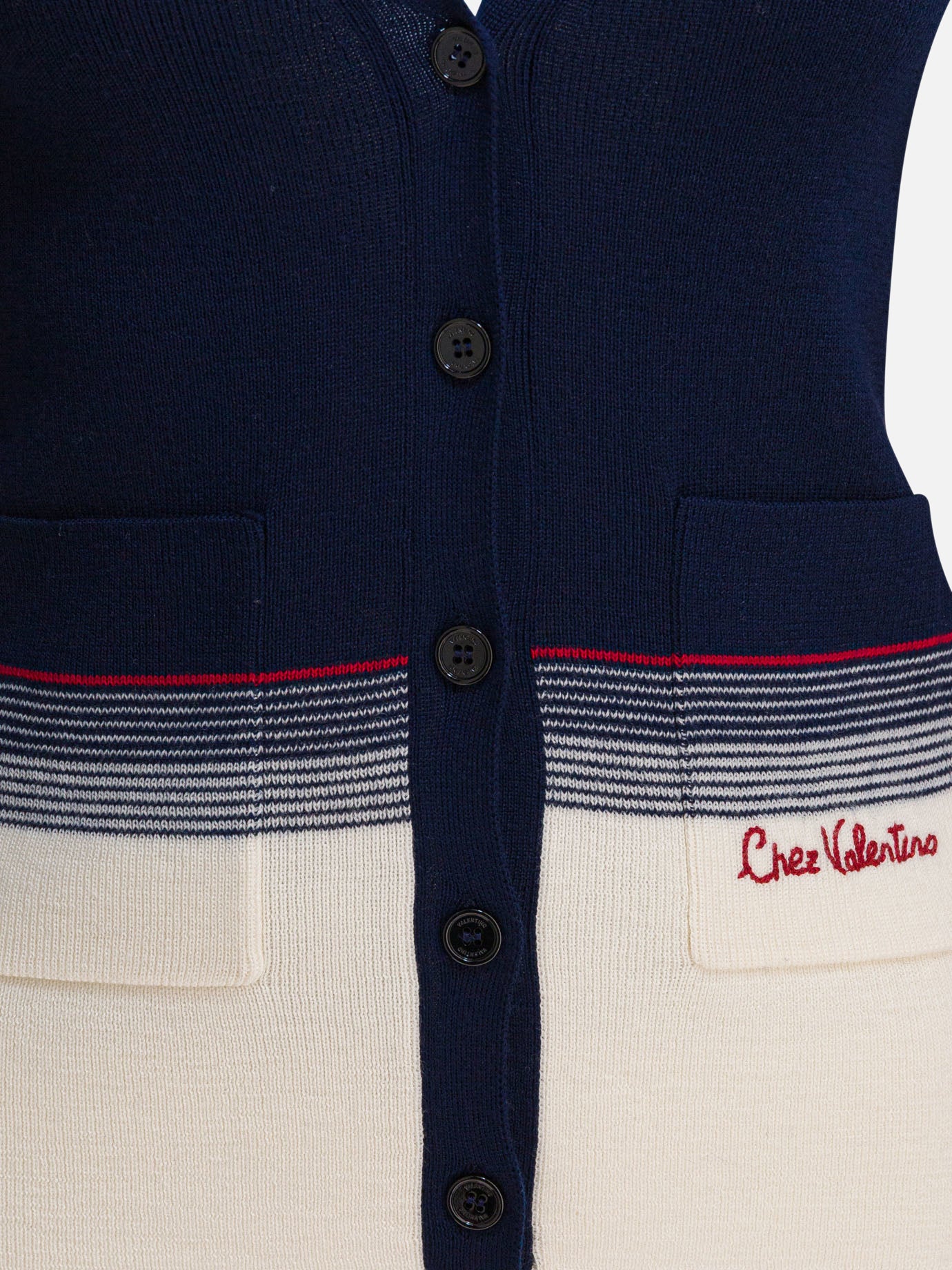 Cardigans Logo  Blue - Valentino Women | PDP | VIETTI Online Store | thumbnail_3