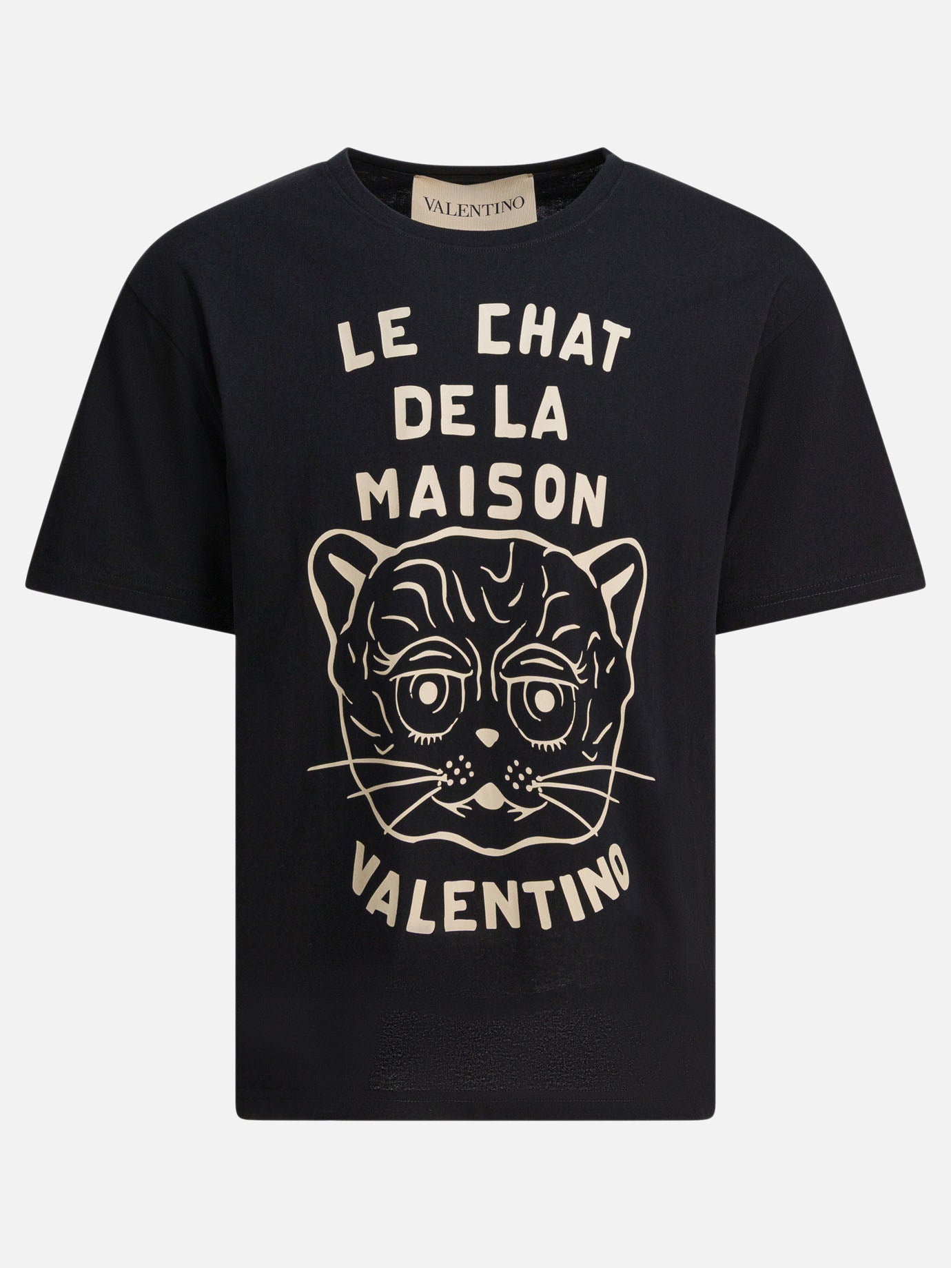 Crewneck t-shirts Graphics  Black - Valentino Men | PDP | VIETTI Online Store | thumbnail