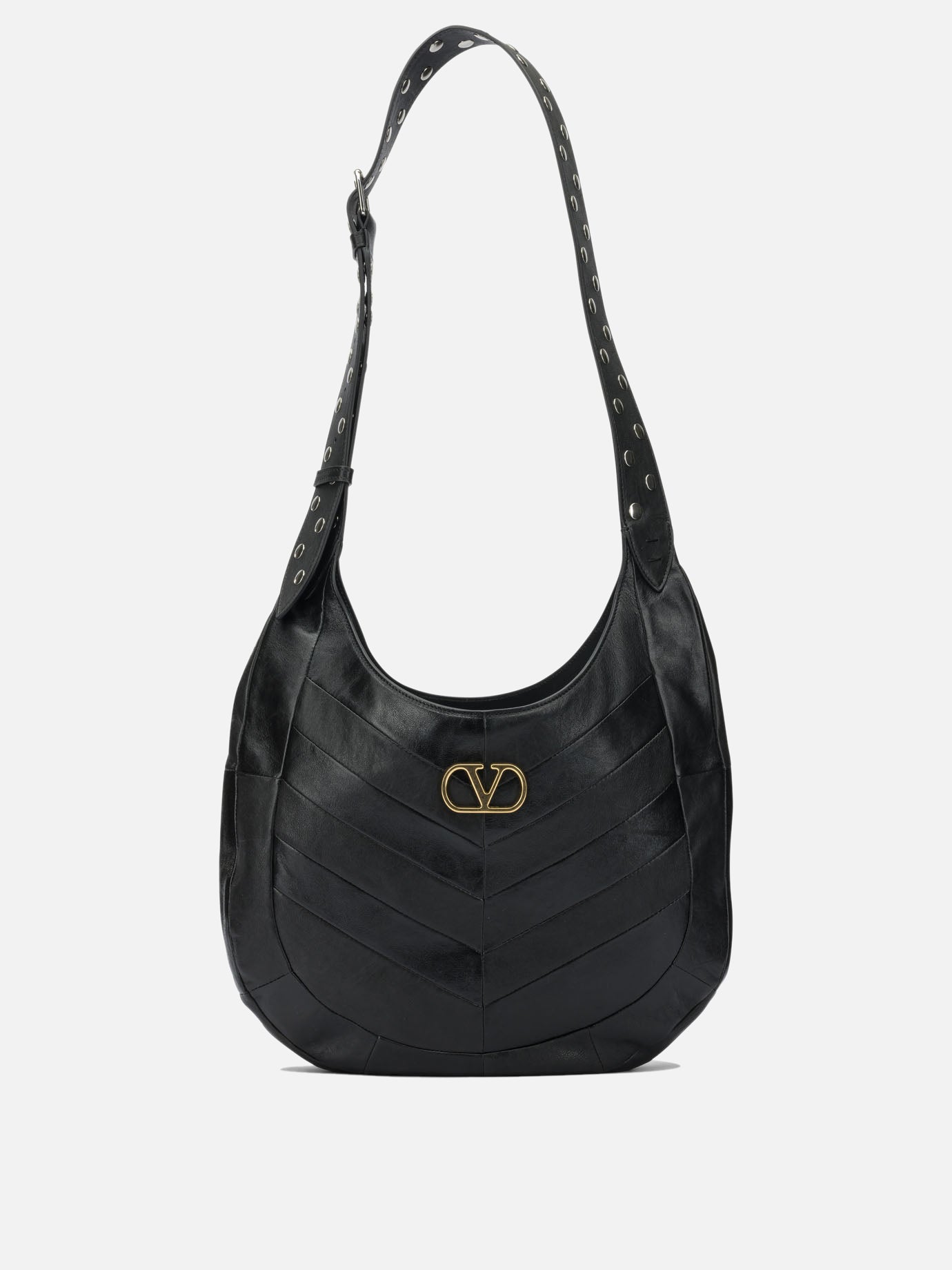 Medium bags 100% lamb leather  Black - Valentino Garavani Women | PDP | VIETTI Online Store | thumbnail