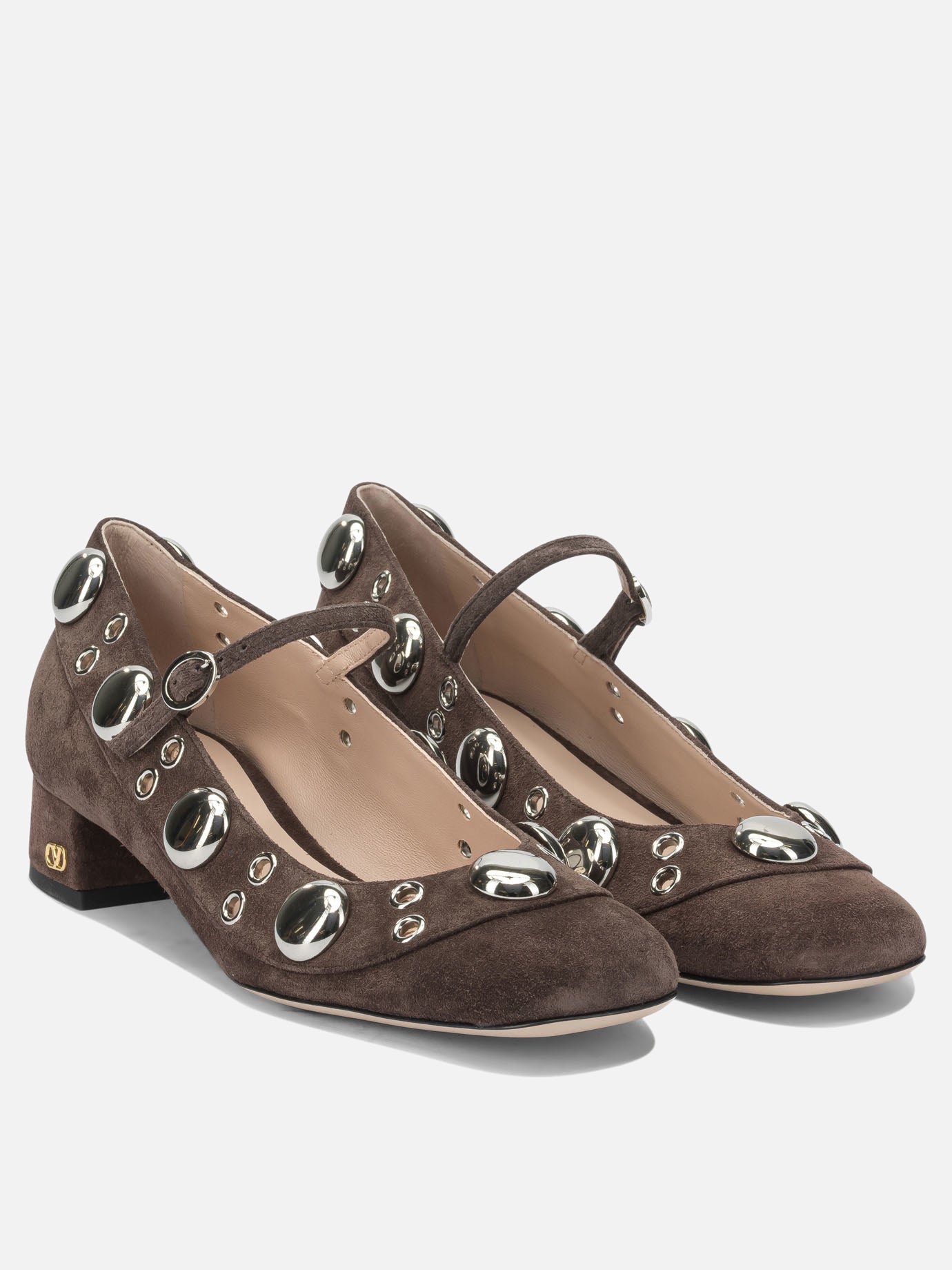 Mary Jane 100% calf leather  Brown - Valentino Garavani Women | PDP | VIETTI Online Store | Zoom-Modal_2
