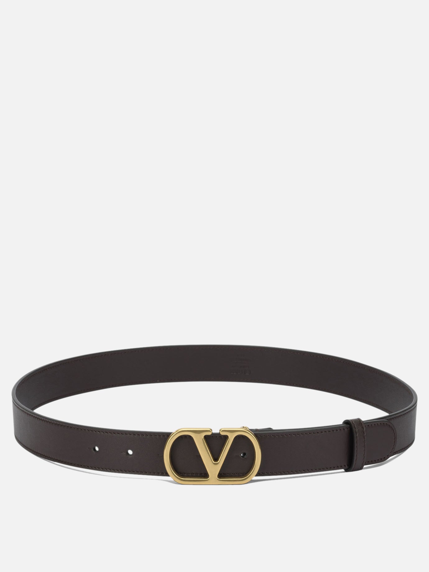 Leather belts 100% leather  Brown - Valentino Garavani Women | PDP | VIETTI Online Store | Zoom-Modal
