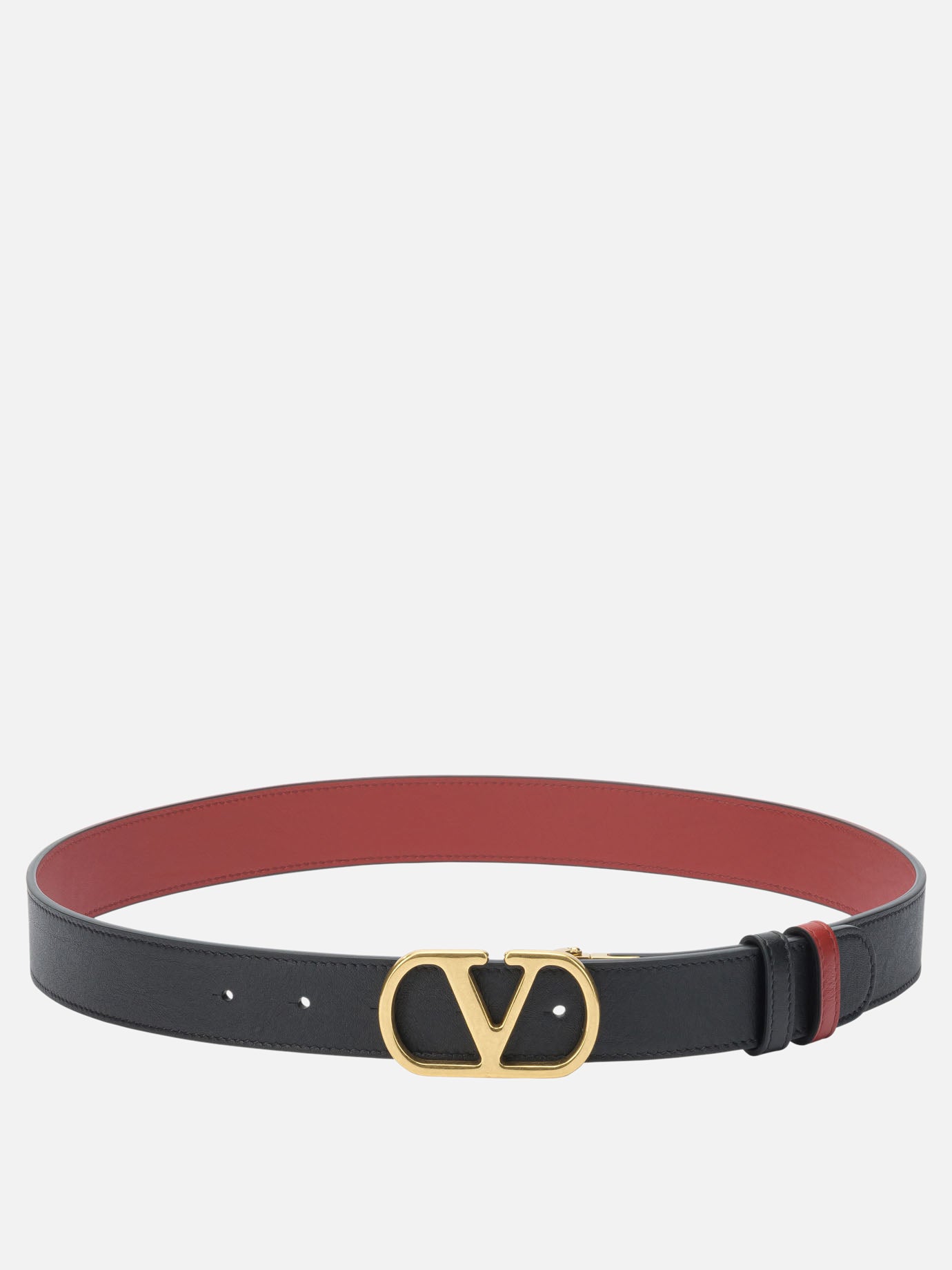 Leather belts 100% leather  Black - Valentino Garavani Women | PDP | VIETTI Online Store | Zoom-Modal
