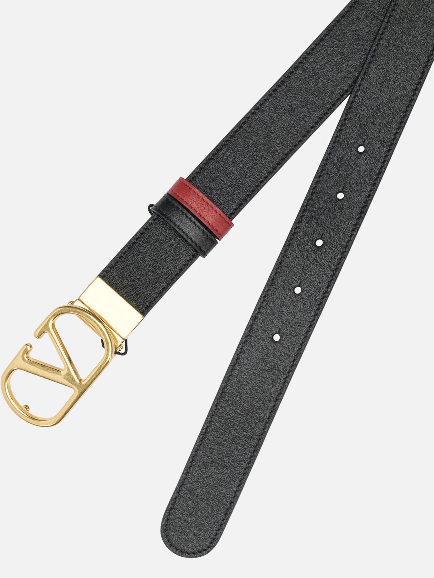 Leather belts 100% leather  Black - Valentino Garavani Women | PDP | VIETTI Online Store | thumbnail_2