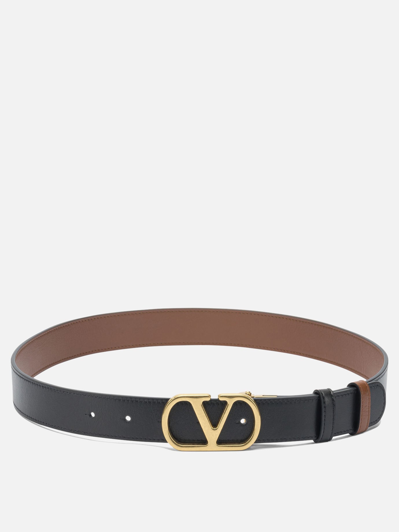 Leather belts 100% leather  Black - Valentino Garavani Women | PDP | VIETTI Online Store | thumbnail