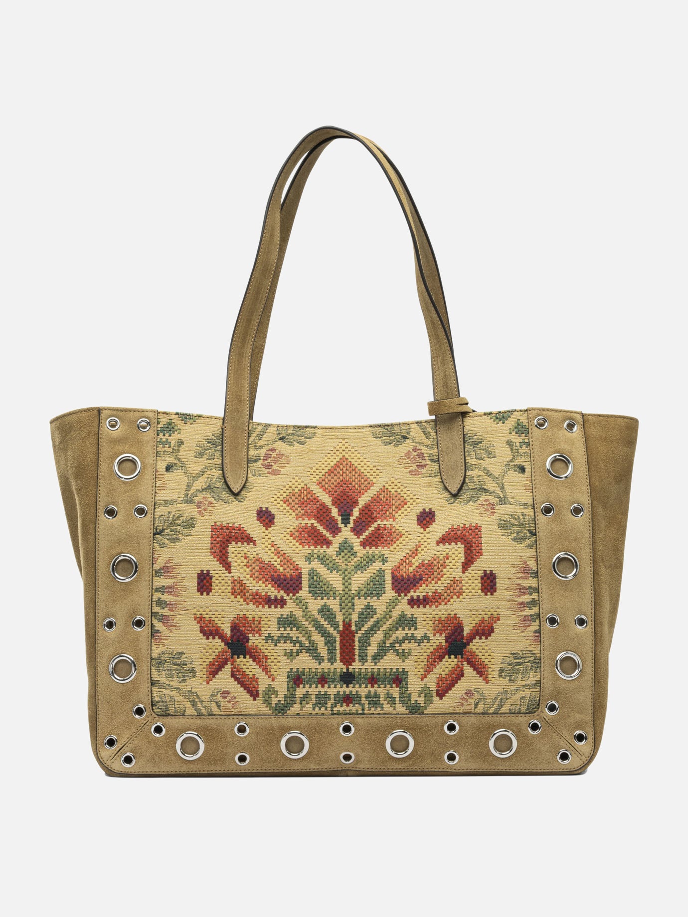 Large bags Embroidered  Beige - Valentino Garavani Women | PDP | VIETTI Online Store | thumbnail_3