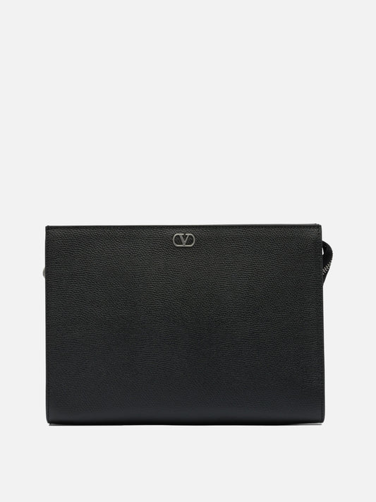 Document cases Logo  Black - Valentino Garavani Men | PLP | VIETTI Online Store 
