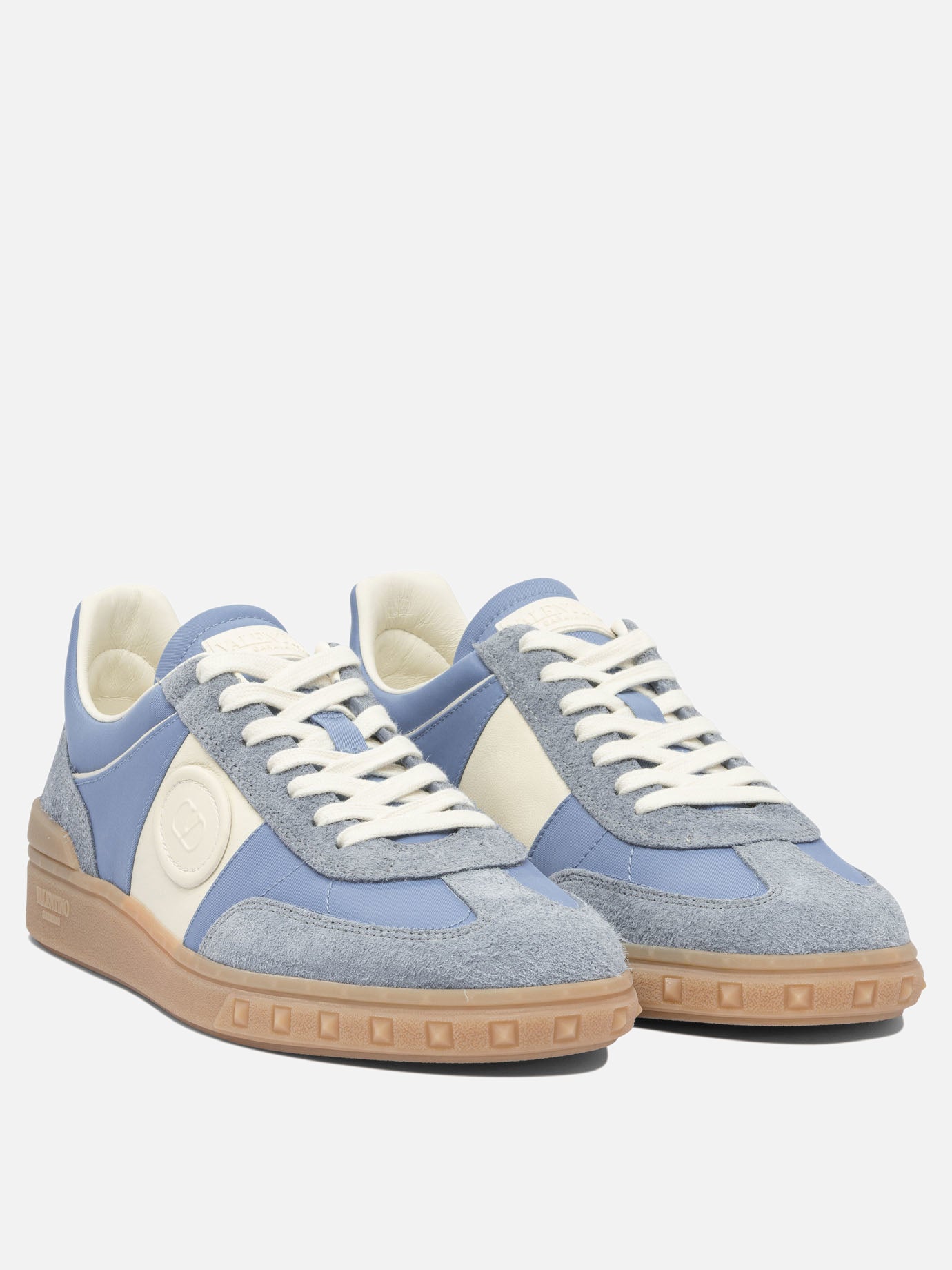 Low top sneakers 100% leather - 100% rubber  Light blue - Valentino Garavani Men | PDP | VIETTI Online Store | thumbnail_2