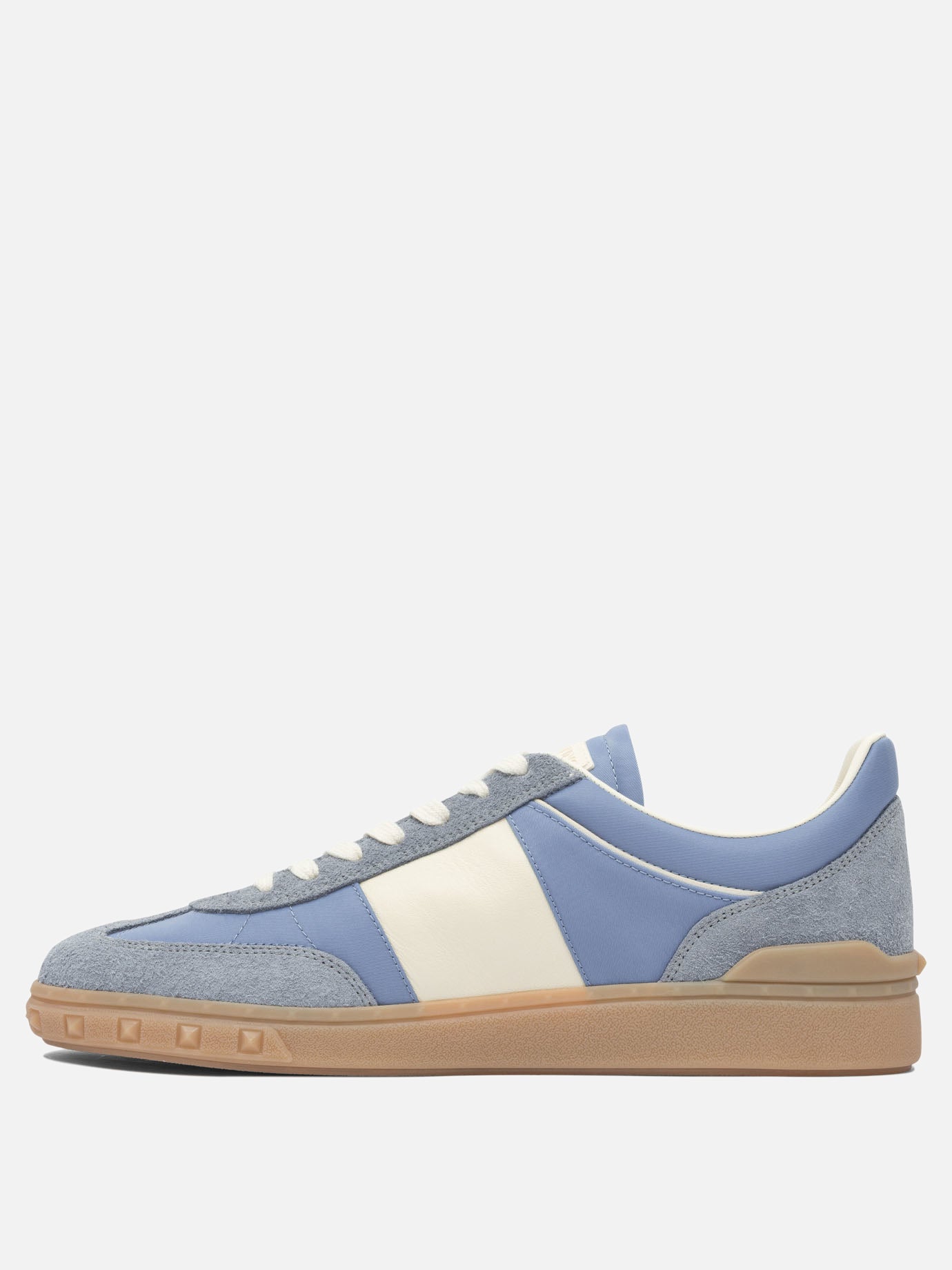 Low top sneakers 100% leather - 100% rubber  Light blue - Valentino Garavani Men | PDP | VIETTI Online Store | thumbnail_3