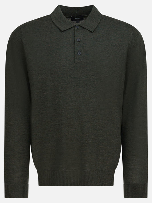 Polo shirts with buttons Solid colour  Grey - Vince Men | PLP | VIETTI Online Store 
