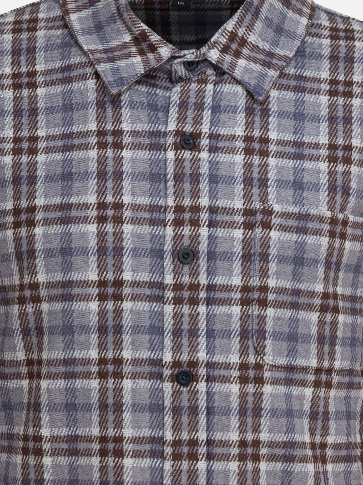 Overshirt jackets Plaid  Grey - Vince Men | PDP | VIETTI Online Store | thumbnail_3