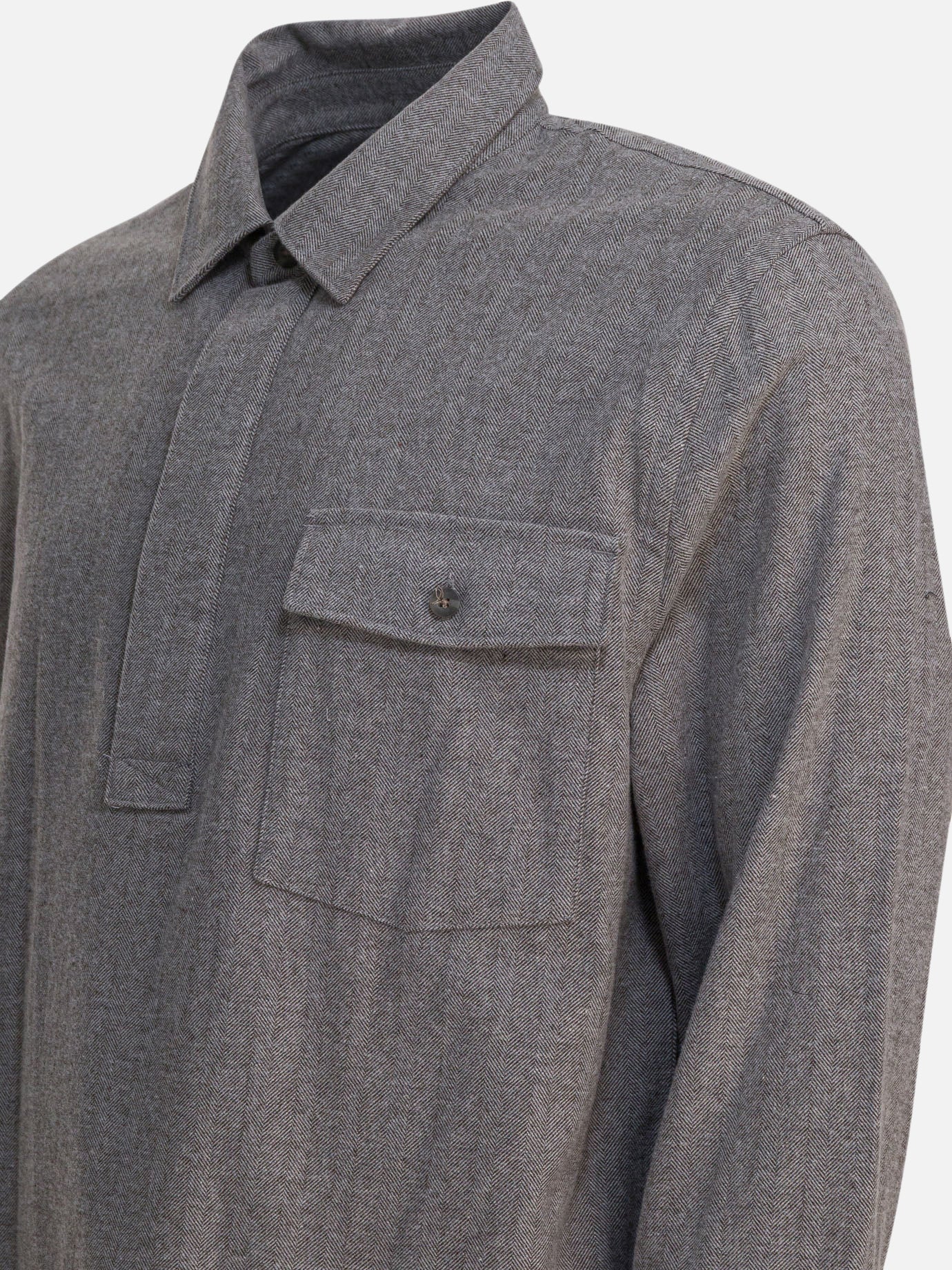 Casual shirts Herringbone  Grey - Vince Men | PDP | VIETTI Online Store | Zoom-Modal_4
