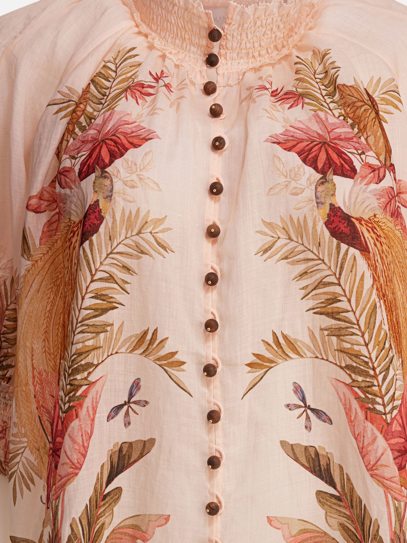 Casual shirts Floral  Beige - Zimmermann Women | PDP | VIETTI Online Store | Zoom-Modal_4
