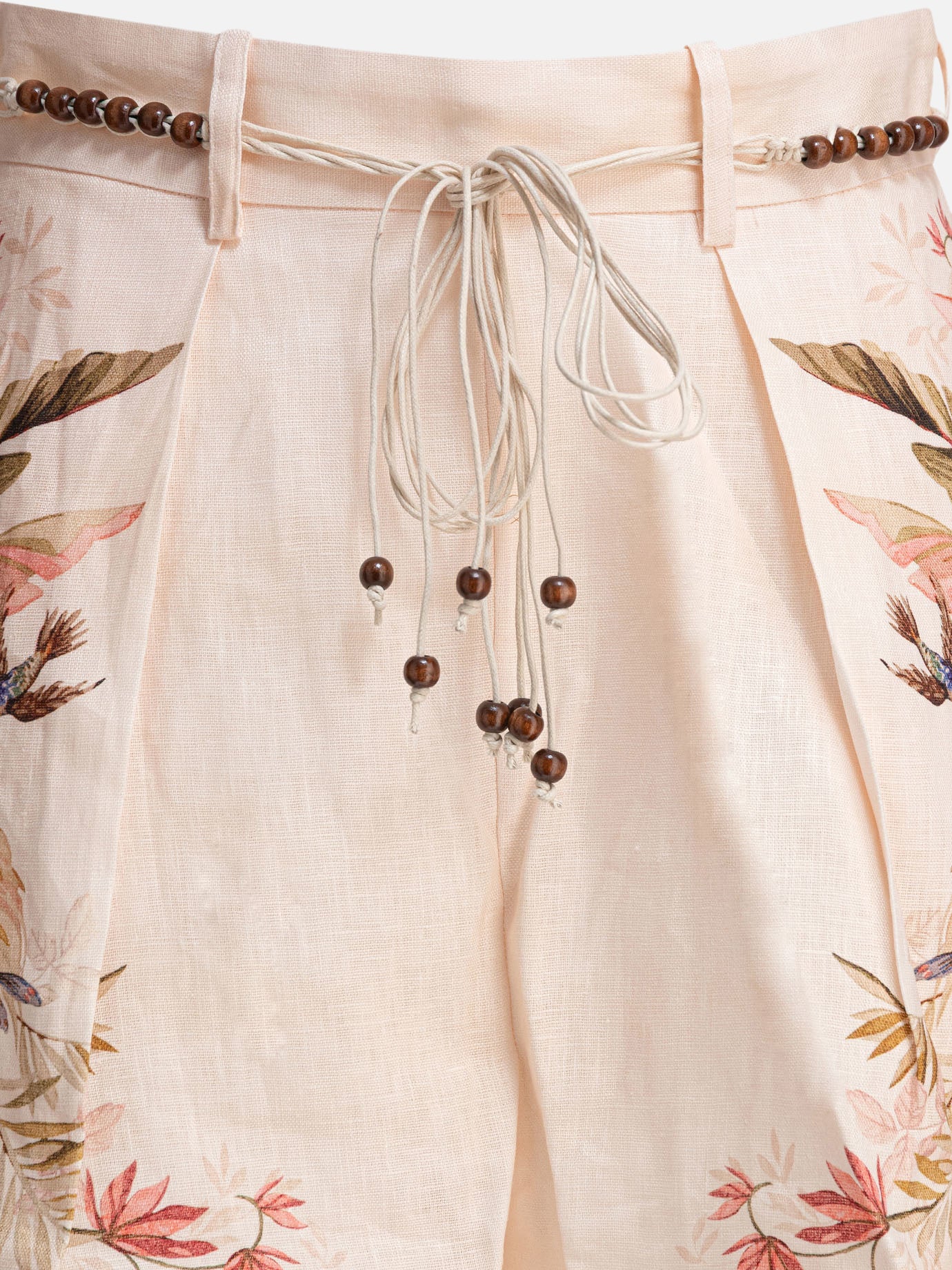 Drawstring shorts Floral  Pink - Zimmermann Women | PDP | VIETTI Online Store | thumbnail_4