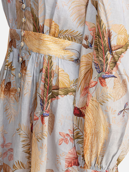 Mini dresses Floral  Light blue - Zimmermann Women | PLP | VIETTI Online Store | 2
