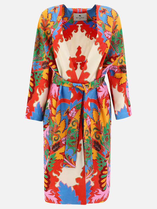 "Archive Paisley" printed kimono